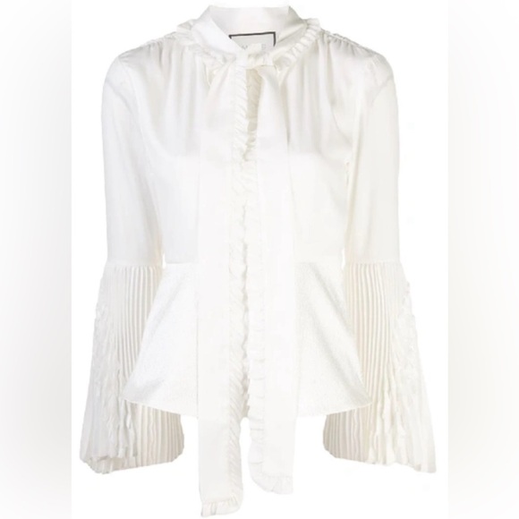 Alexis sorrenta white ruffle blouse XL NWOT - Picture 6 of 12